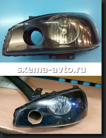 Снимок254 Воздухозаборник через фару своими руками
