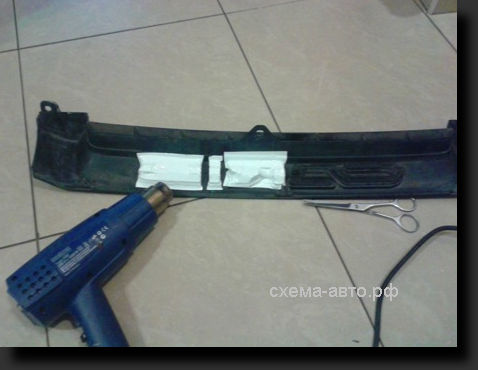 Подсветка молдинга надписи "CARIB" своими руками