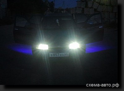Независимая подсветка дверей на светодиодах RGB
