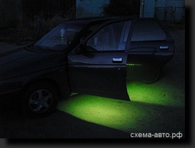 Независимая подсветка на светодиодах RGB