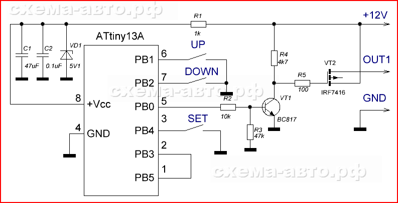 схемы на микроконтроллерах на авто