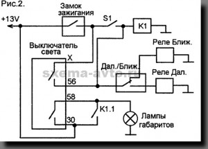 Неисправность системы управления фарами