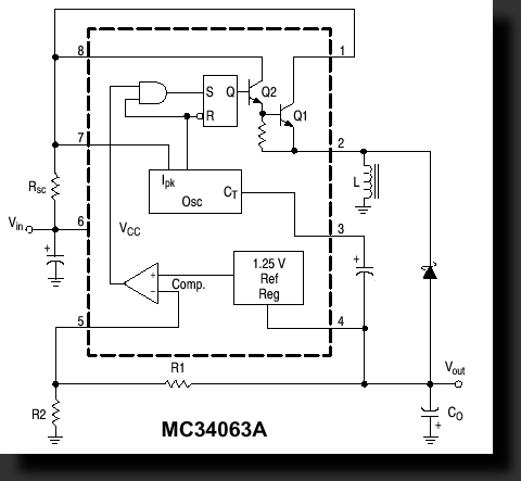 Простой калькулятор DC-DC для расчета MC34063