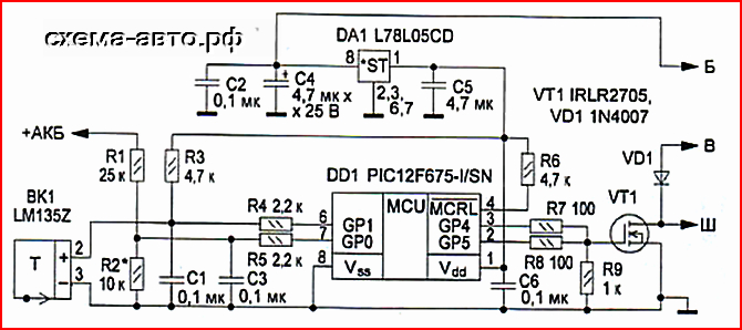 Lm135z схема включения